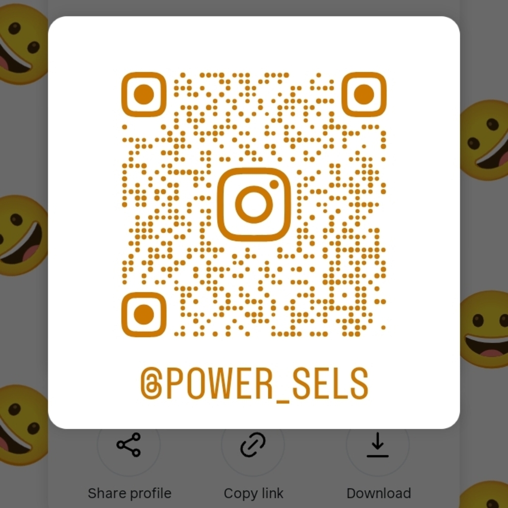 🦄 🦄 Instagram QR Code Sticker with @POWER_SELS